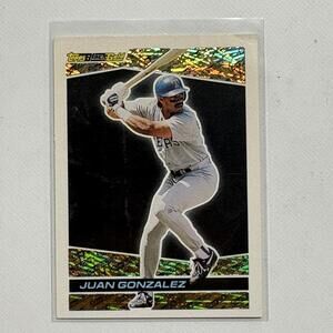 1993 Topps Black Gold Juan Gonzalez Baseball Card